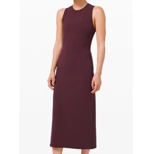 Lululemon All Aligned Midi Dress, Maroon